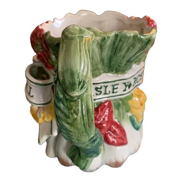 Fitz & Floyd Herb Garden Coffee Mug - Vintage 4 1/2 inches high - Picture 2 of 7